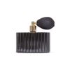 The Essential Atomizer Co. Fluted Black Gloss 100ml atomizer with bulb. Refillable, Supplied with Funnel