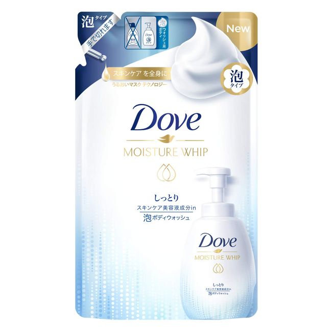 Dove Moisturizing Whip, Foaming Body Wash, Refill, 15.2 oz (430 g), Body Soap, Floral Soap Scent, 15.2 oz (430 g) (x 1)