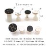 Nail Tool Toe Separator 1 Set for Foot (2. Pearl & Gold)