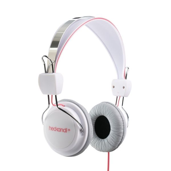 Hed Kandi Discothèque Headphones - White/Coral