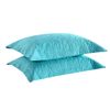 MarCielo 2 Pack King Pillow Shams (20" X36(King), Teal)