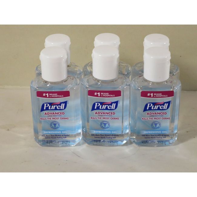 Purell Advanced Instant Hand Sanitizer - 2 oz   Case of Six Containers