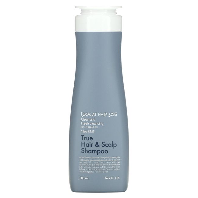 Look At Hair Loss, True Hair & Scalp Shampoo, 16.9 fl oz (500 ml)