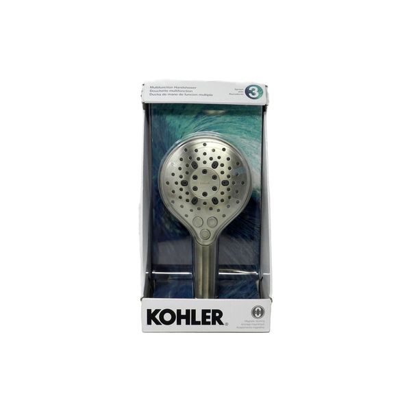 Kohler Multifunction Hand Shower with 3 Spray Jets & Magnetic Docking 1 Count