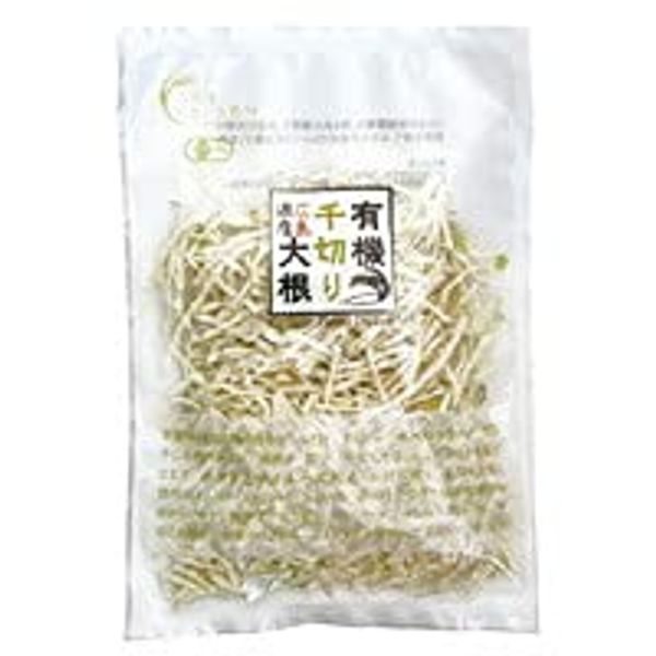 Kodama Foods Organic Julienne Daikon Radish (Dried) from Hiroshima Prefecture, Osawa Japan, 1.4 oz (40 g) x 2 Packs