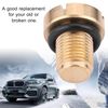 e46 bleed screw + Coolant Expansion Tank Bleeder Screw Drain Screw Radiator Expansion Tank and Rubber O-ring Solid Billet Brass for E30 E36 E31 E34 E46 E39 E38