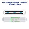 3 Pack 10" Inline Post Carbon Water Filter 1/4" Quick Connect for Under Sink RO