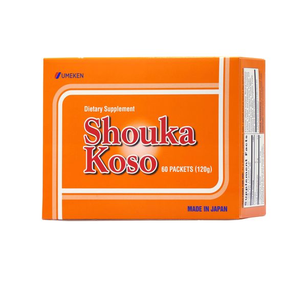 Umeken Shouka Koso Digestive Enzymes from Fermented Vegetables and Grains, Enzyme Supplements, 2 Month Supply, 60 Packets