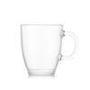 Bodum 12oz Bistro Coffee Mug Single-Wall Tempered Glass, 2 Pack, Clear