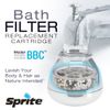 Sprite Showers BBC Bath Ball Replacement Filter Cartridge, Clear, Single Unit