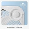 Hurricane 20 Inch Classic Series Floor Box Fan with 3 Efficient Speed Settings
