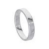 Sterling Silver 4mm Flat Wedding Band Ring Size V
