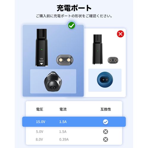 [YAJOJO] Philips Electric Shaver Compatible Charging Converter, Charger Adapter, Converter, Connector, Charging Adapter, Type-C Shaver, Charging Converter, No Charging Cord, Shaver, Power Cable,