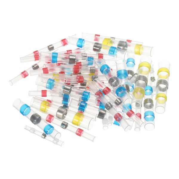 Solder Seal Wires Connectors Kit 50pcs 26-10 AWG Heat Shrink Connector