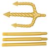 Didiseaon Devil Trident Prop Demon Fork Simulation Trident for Halloween Carnival Theme Party Cosplay Supplies