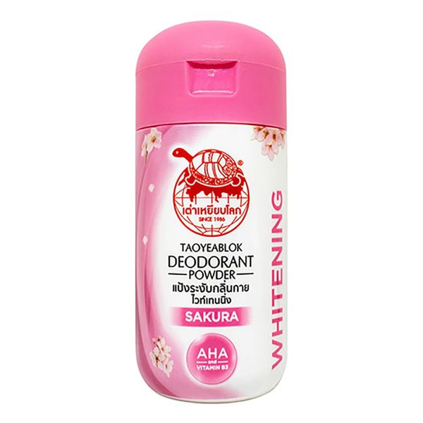 TAOYEABLOK 18149 Taoya Block Foot Powder SAKURA Deodorizer Deodorant Powder for Shoes 22g Thailand