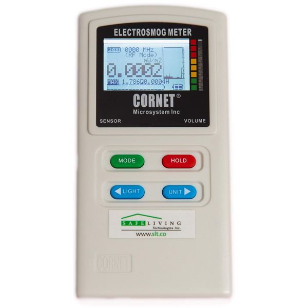 New Improved EMRSS Cornet Plus ED88T Trimode Meter: RF/LF Electrosmog Field Strength Power Meter with Built-in Gauss Meter, Electric Field Meter and Frequency Display