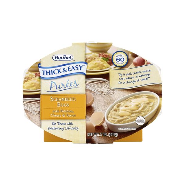 Thick & Easy 60740 Purees Microwave Meal Scrambled Eggs & Potatoes 7 oz 7 Ct