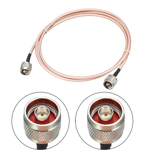 uxcell Low Loss RF Coaxial Cable Connection Coax Wire RG-142 N Male to N Male 183cm