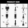 Diamond Hole Saw Bit Kit Core Drill Bits Set For Porcelain Ceramic Tile Granite