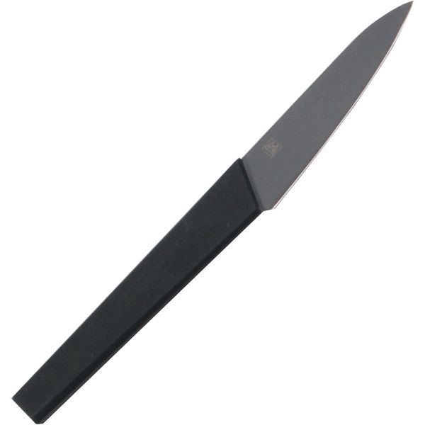 Satake Sangyo AB003 Paring Knife, Bahia Kitchen, Black, Made in Japan, 5.3 inches (13.5 cm), Paring Knife, Vegetable, Petty Knife, Paring Knife