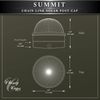 Classy Caps CH2233B Solar Post Cap for Chain Link Fence Post, Black