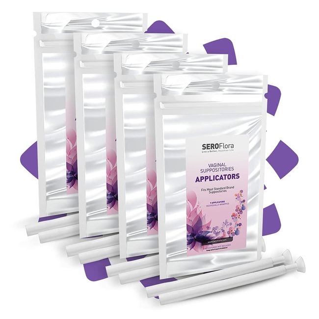 Seroflora Boric Acid Vaginal Suppository Applicator for Capsules 28