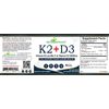 Vitamin K2 + VIT D3 5000 IU with BioPerine for Maximum Absorption (60 Capsules)