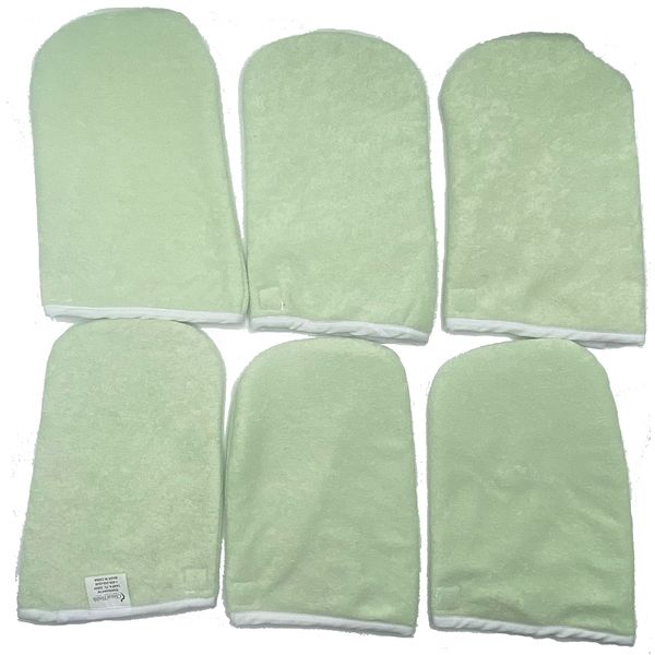 Paraffin Wax Bath Thermal Terry Hand Mitts (6 Pack)