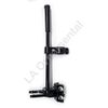 Auto Pool Latch 1-3/8" X 2" for Pool Chain Link Fence Gate Self-latching with spring closer Black