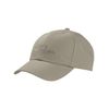 Jack Wolfskin Unisex Cap Baseballkappe, Stone, Einheitsgröße EU