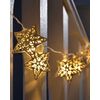 WeRChristmas Star Light String Christmas Decoration with 10-LED Lights - White