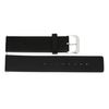 TOP QUALITY 18MM BLACK RUBBER SPORT REPLACEMENT BAND 