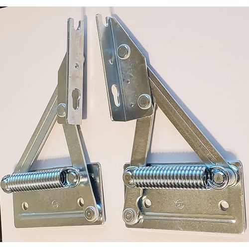 Pair of Bench Seat Hinges, For Light-Weight Seat Tops, For Seat Top Weight 26.4 lbs (12 kg)