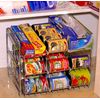 Simple Houseware Stackable Can Rack Organizer 17''W x 11.5''D x 14"H Chrome