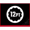 CRAFTSMAN 12pc Deep 1/2 SAE METRIC MM 12pt ratchet wrench socket set