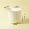2 Pcs Plastic Hanging Trash Can Wall Mounted Food Waste Bin for Kitchen Garbage