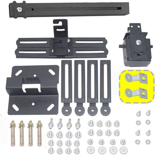 Coret Universal Projector Mount Adjustable Ceiling Wall Mount, Projector Extending Arms Mount for LCD/DLP Home and Office Movie Device, for Epson Optoma Benq, Hold up to 33 lbs (Black)