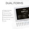 Pink Mask Professional Dual Forms - Square - 120 Units for Nail Extensions