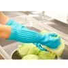 Dunlop Home Products Cooking Gloves, Medium Thickness, M, With Fleece Lining, CR Coat, Long, Non-Slip, Guard Below Elbows, Green