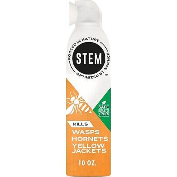 STEM Wasps, Hornets & Yellow Jackets Killer Insecticide Bug Spray Size 10 oz