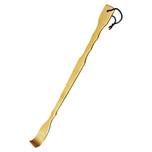 Alphax Backscratcher Wood Grain 43.5cm Carbonized Bamboo Backscratcher 902195