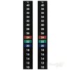 2 x Stick-on Vertical LCD Thermometer - 10C - 40C - Home brew/other