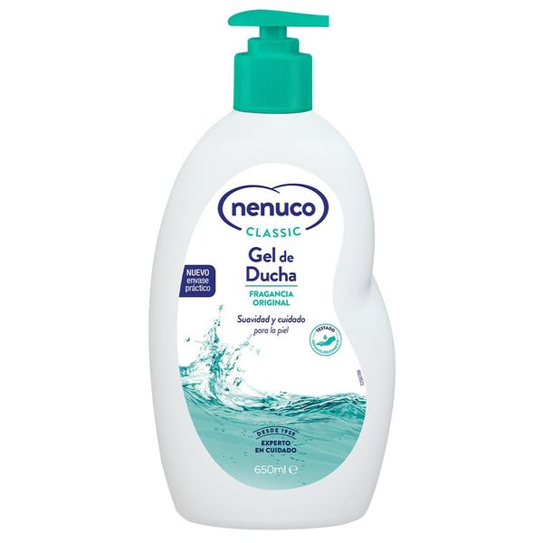 Nenuco Classic Shower Gel for Adults and Children, Original Fragrance, 650 ml