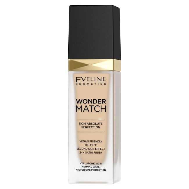 Eveline Cosmetics Wonder Match Luxurious Face Foundation 11, 30 ml, 11 Almond