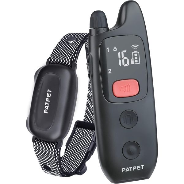 Dog Vibration 16 Static Levels Shock Beep Training Collar with Remote Waterproof
