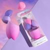 Real Techniques Sunrise To Sunset Miracle Complexion Sponge Set with 3 Mini Sets, 4 Piece Set
