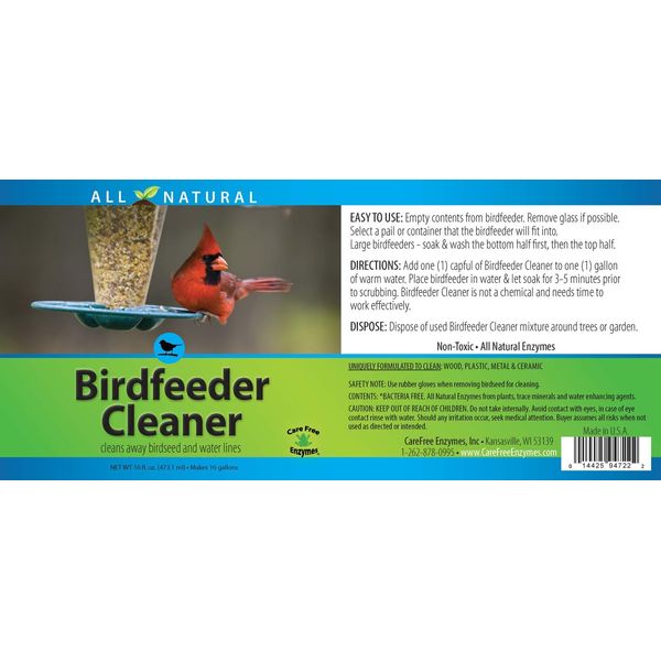 Care Free Enzymes Birdfeeder Cleaner