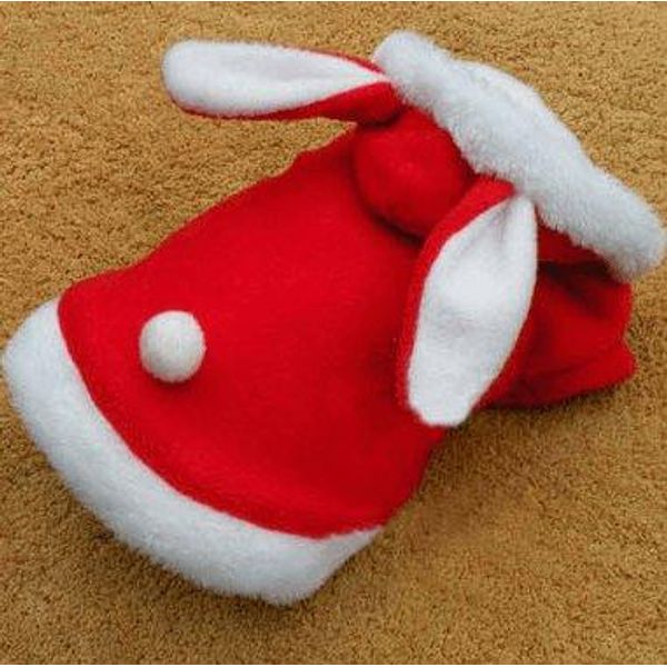 Cozy Bunny Cat Hoodie - Warm And Adorable Pet Cat Clothes - Red / L