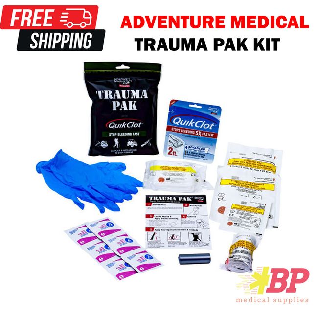 Adventure Medical Kits Trauma Pak First Aid Kit with QuikClot Sponge